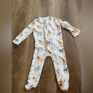 Little Me Safari Animal Print Footie